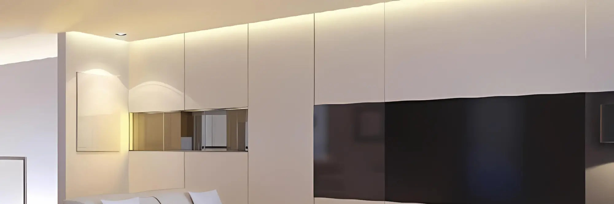 Recessed Aluminium Extrusion for Strip Lighting