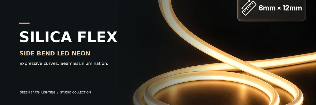 SILICA FLEX side bend LED neon flex 3000K flexible strip lighting
