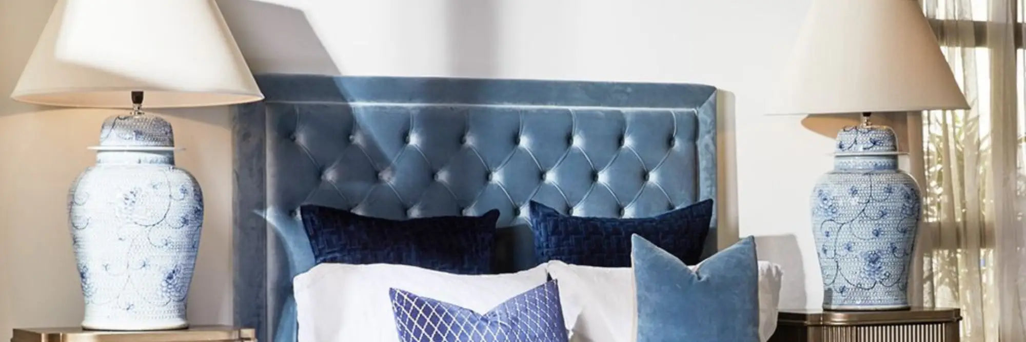 Stylish table lamp with modern design, perfect for enhancing bedroom or living room decor.