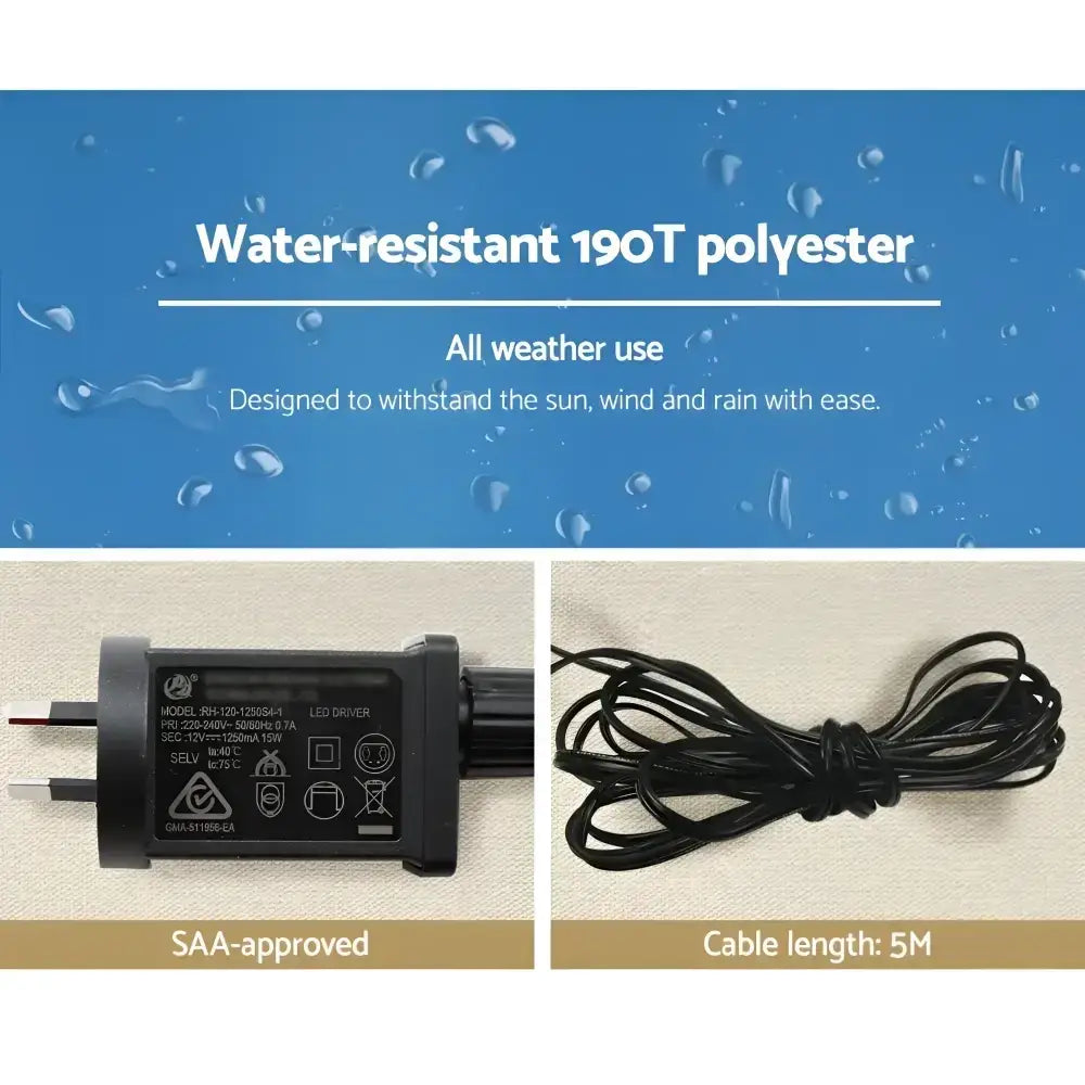 1.6M Christmas Inflatable Santa Illuminated Decorations