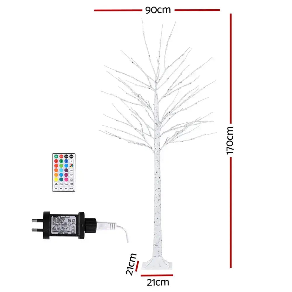 1.7M Christmas Tree 120 RGB LED Lights