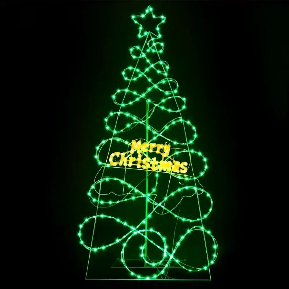 1.7M Colour Changing LED RGB Motif Lights Christmas Tree