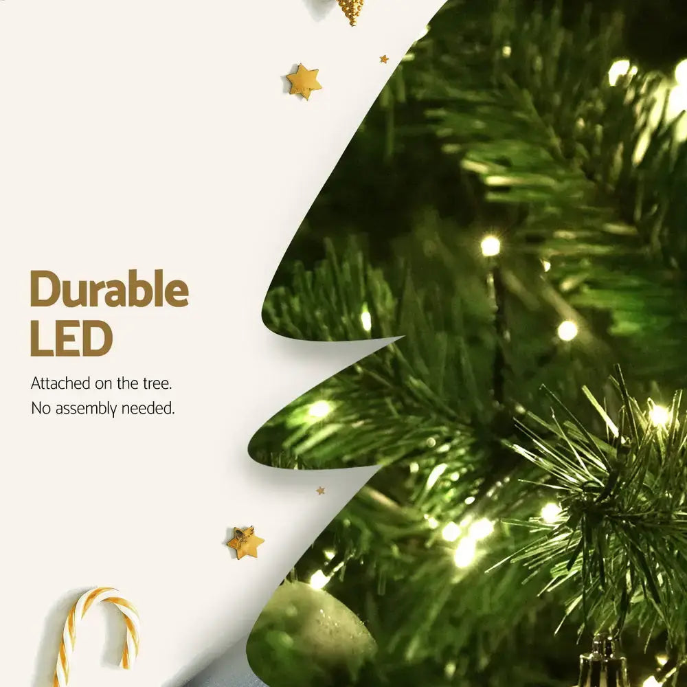 1.8m Led Christmas Tree - Lifelike Pre-lit Holiday Decor
