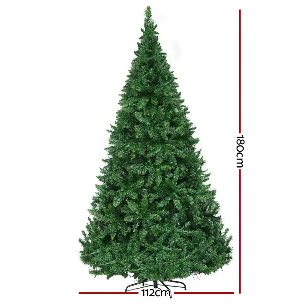 1.8m Led Christmas Tree - Lifelike Pre-lit Holiday Decor