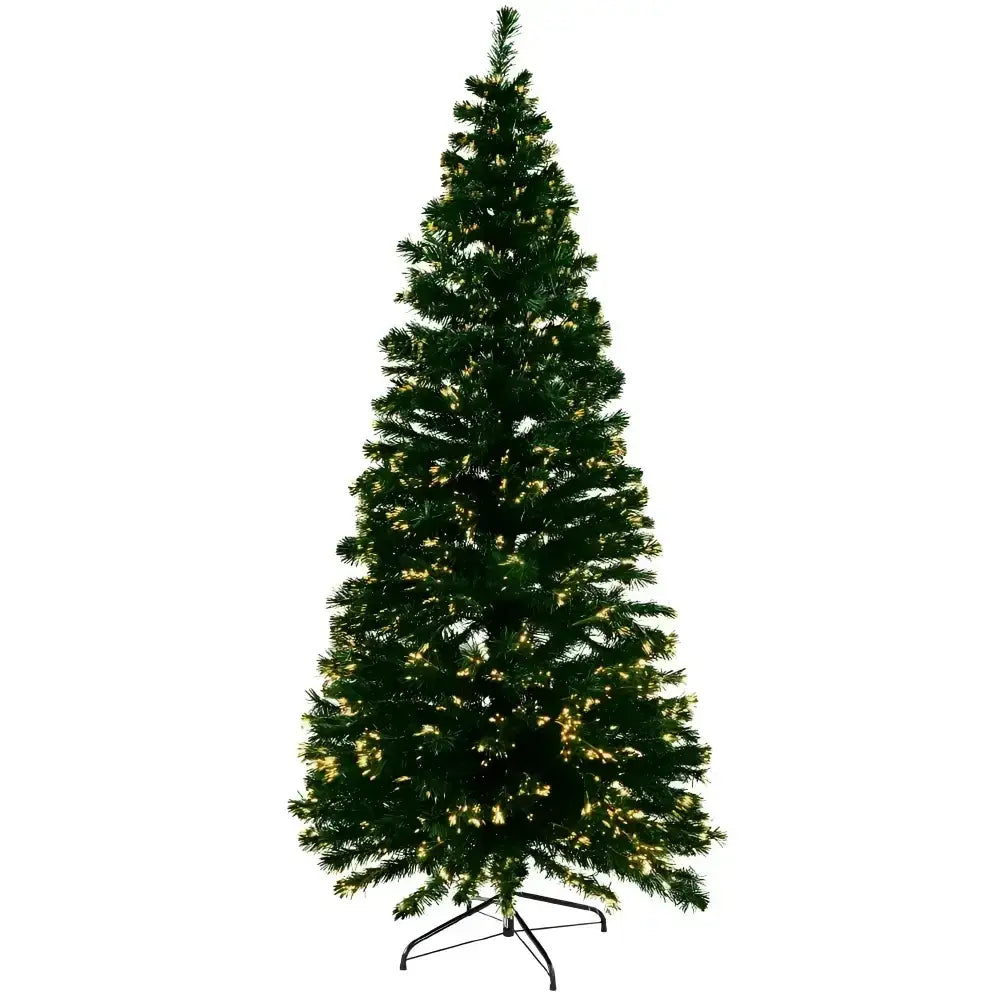 1.8M LED Optic Fibre Warm White Christmas Tree