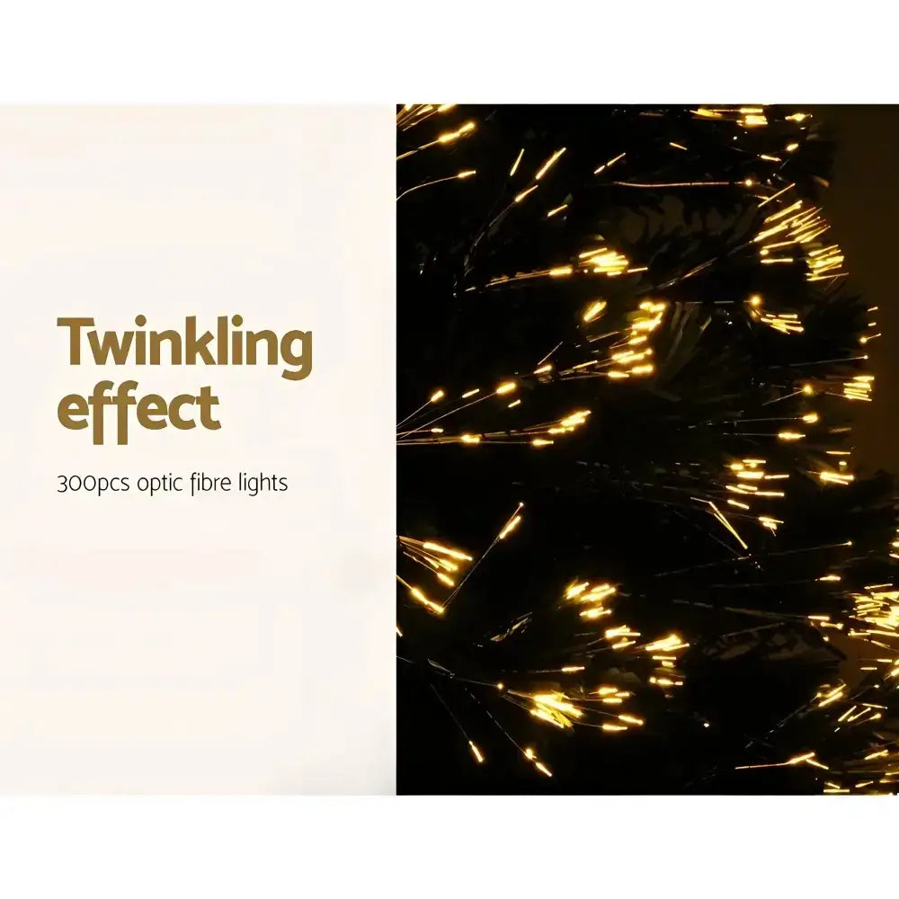 1.8M LED Optic Fibre Warm White Christmas Tree