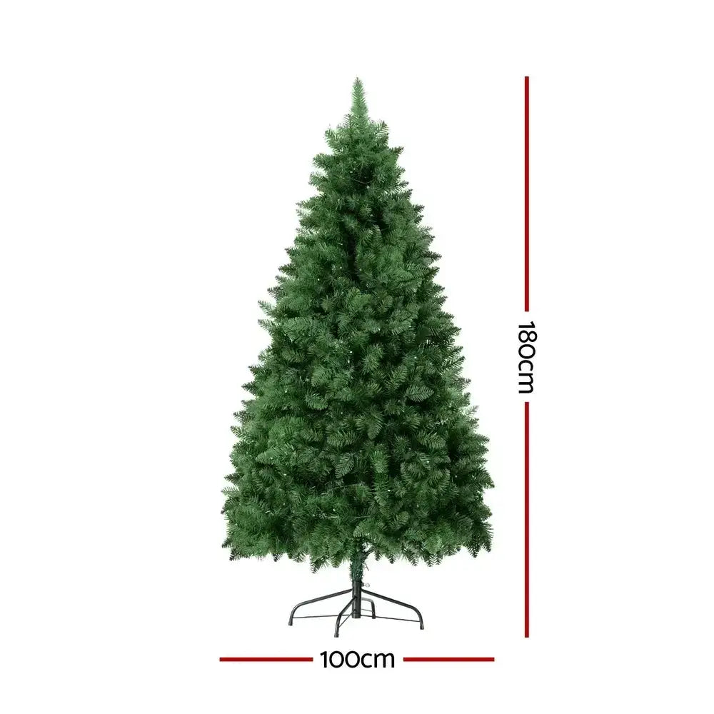 1.8M RGB Remote LED Christmas Tree 890 Tips
