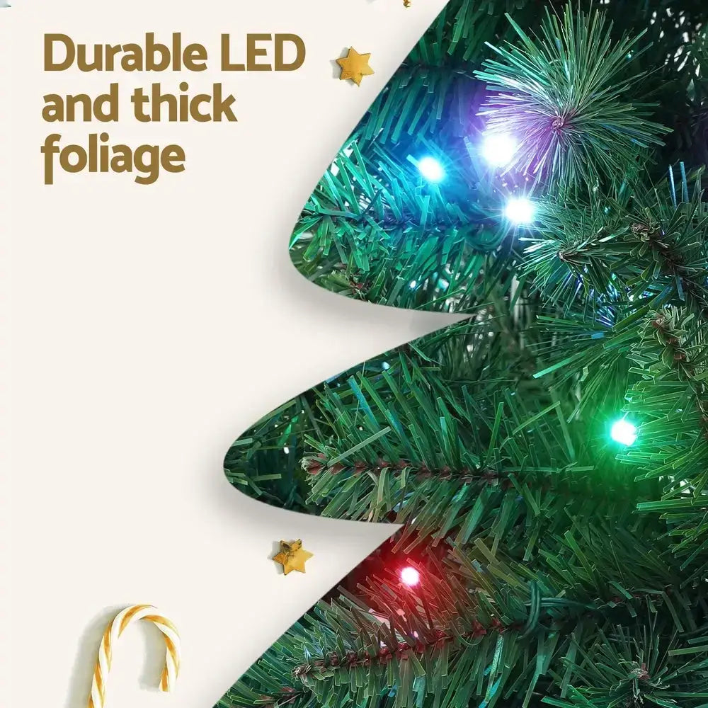 1.8M RGB Remote LED Christmas Tree 890 Tips