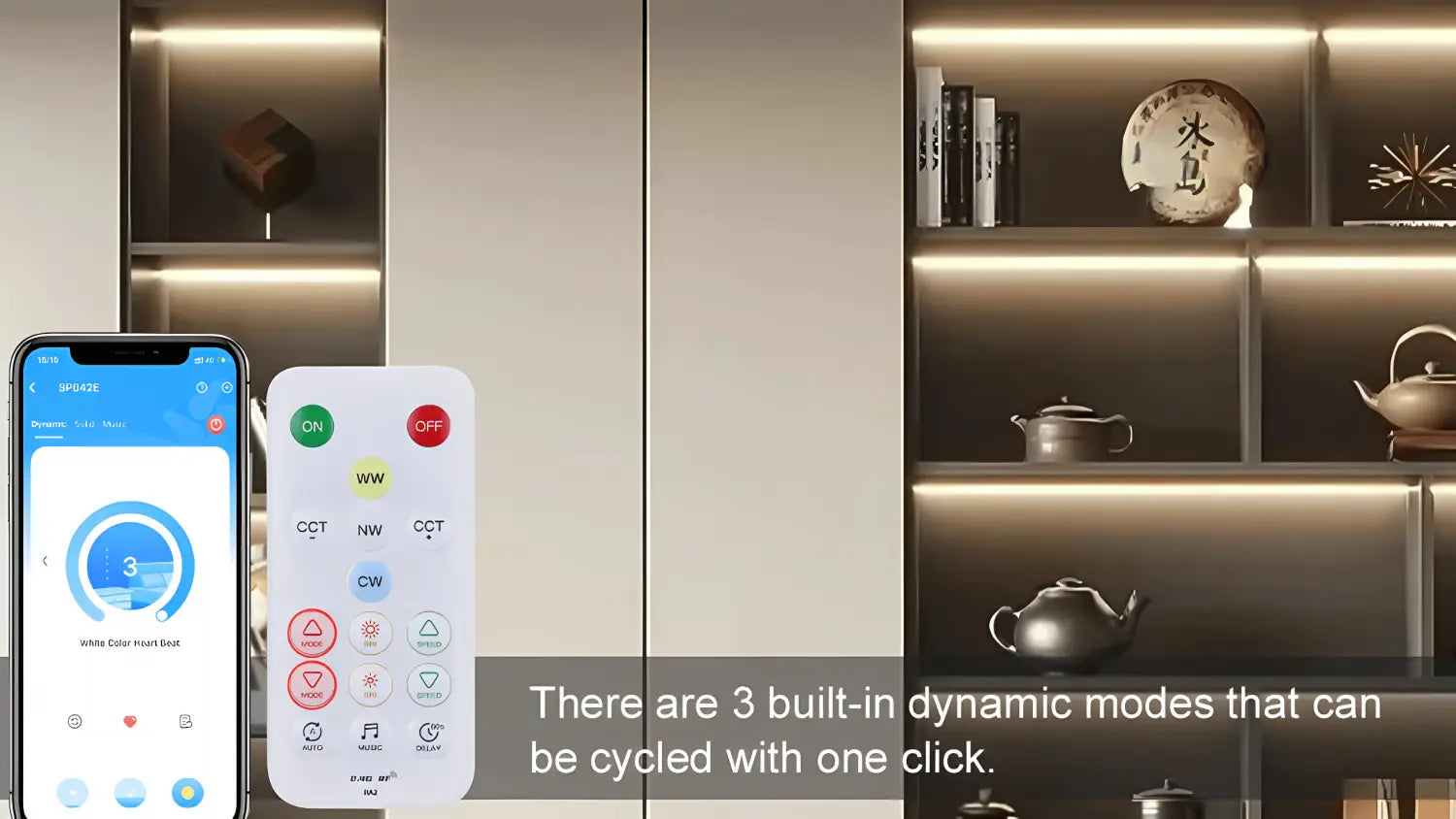 Strippy GlowFlex 3M COB LED Strip Light Kit: Dimmable Smart App & Remote Control - 3CCT