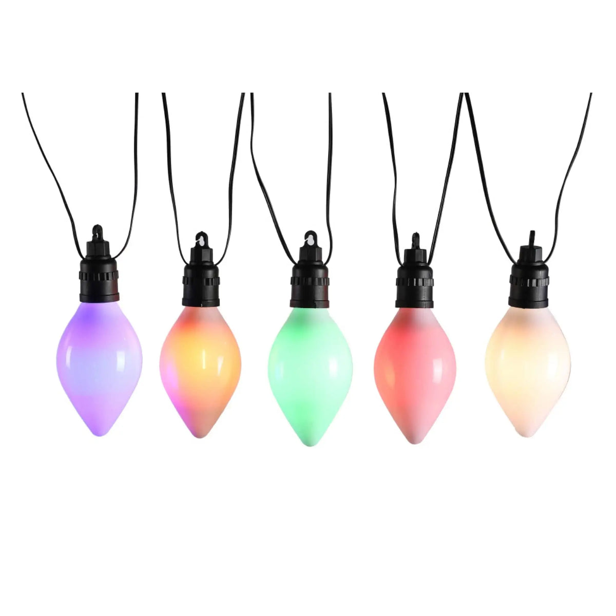 Lexi Lighting 8M multi colour LED connectable pinecone string light kit