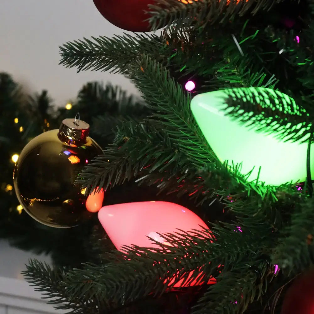Green Earth Lighting Australia Christmas & Decoration Lights Multicolour 10 LED Connectable Large Pinecone String Light LLC9LM