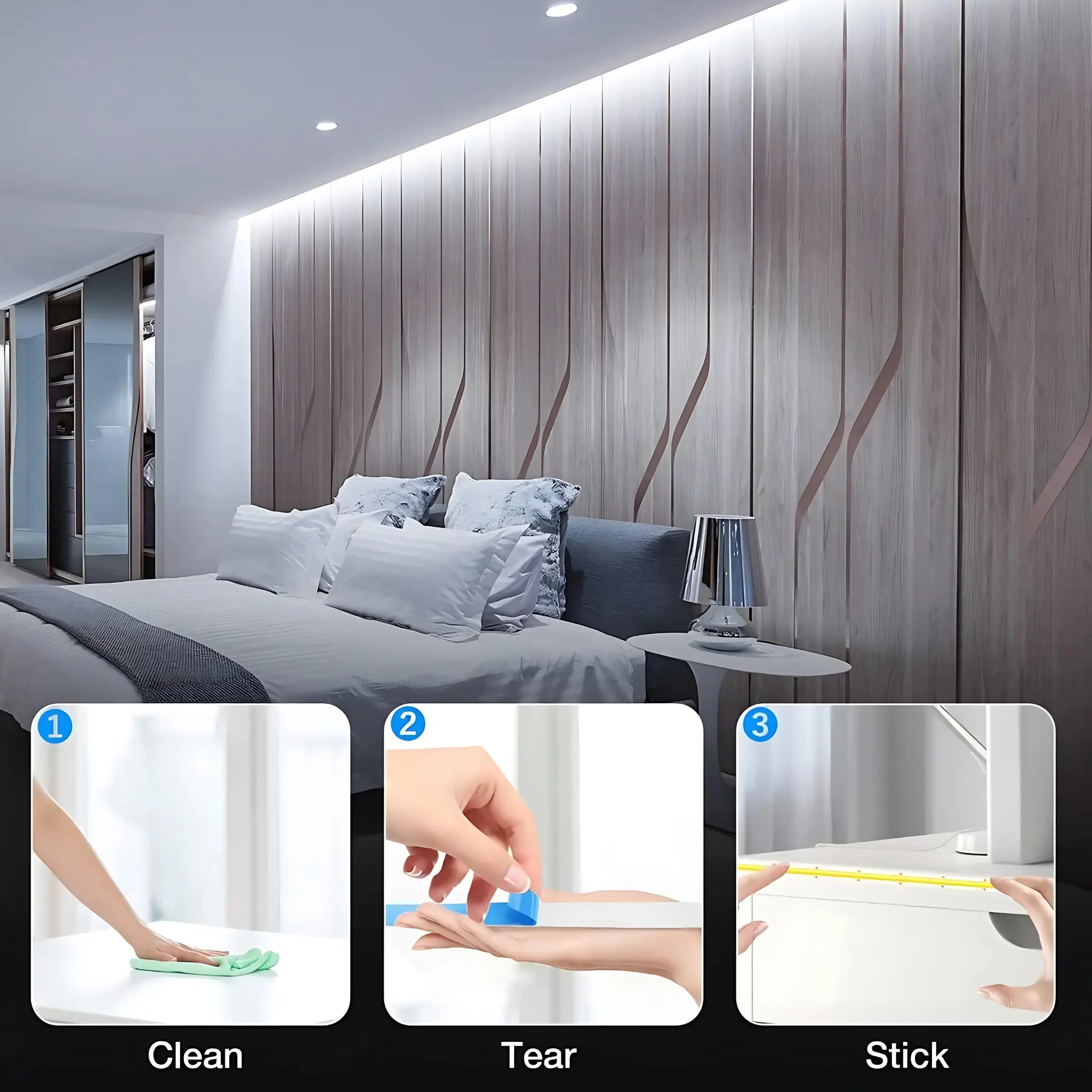 Dotless Flexible Cob Led Strip Light Kit 10 Meter Dimmable