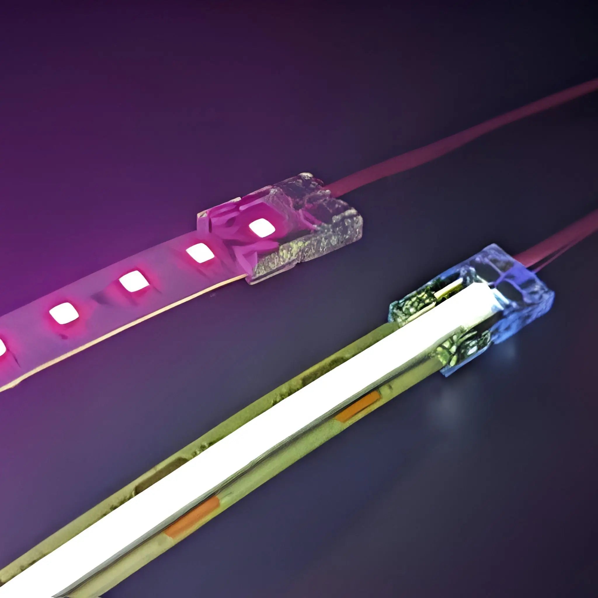 10mm 2-Pin PCB to Cable Connector for Single Colour COB & SMD LED Strip