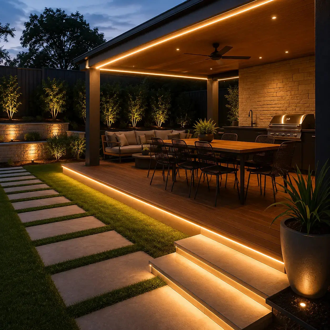 Waterproof 15W COB LED Strip: Bath & Alfresco | Green Earth