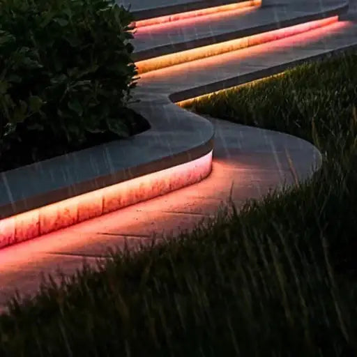 Dotless Rgb Cob Ip67 Led Strip Light Waterproof 24v