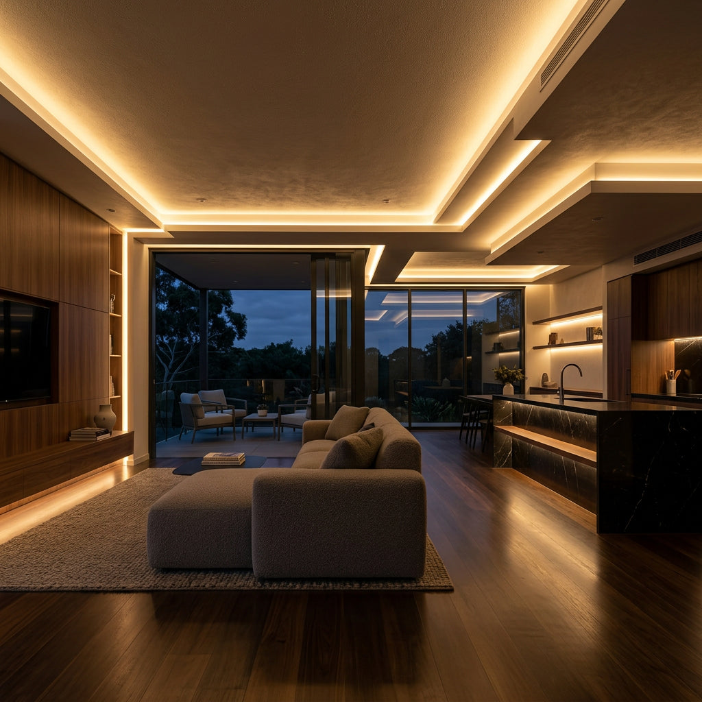 COB Mini 5mm Dotless LED Strip – 3000K Warm White | 12V 10W Dotless