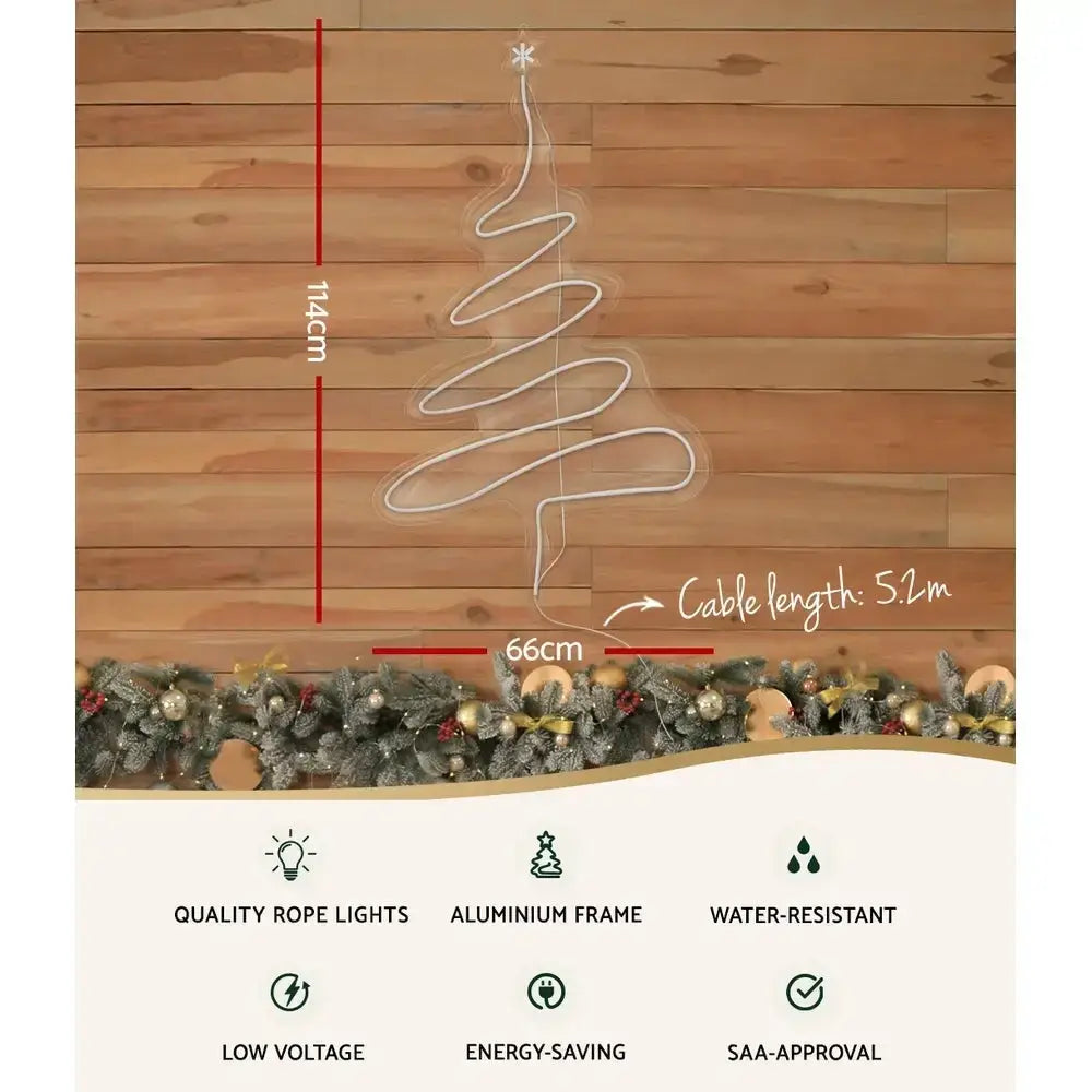 114cm Fairy Light Green LED Christmas Tree