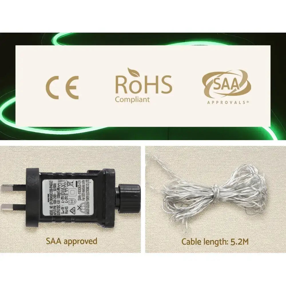 114cm Fairy Light Green LED Christmas Tree