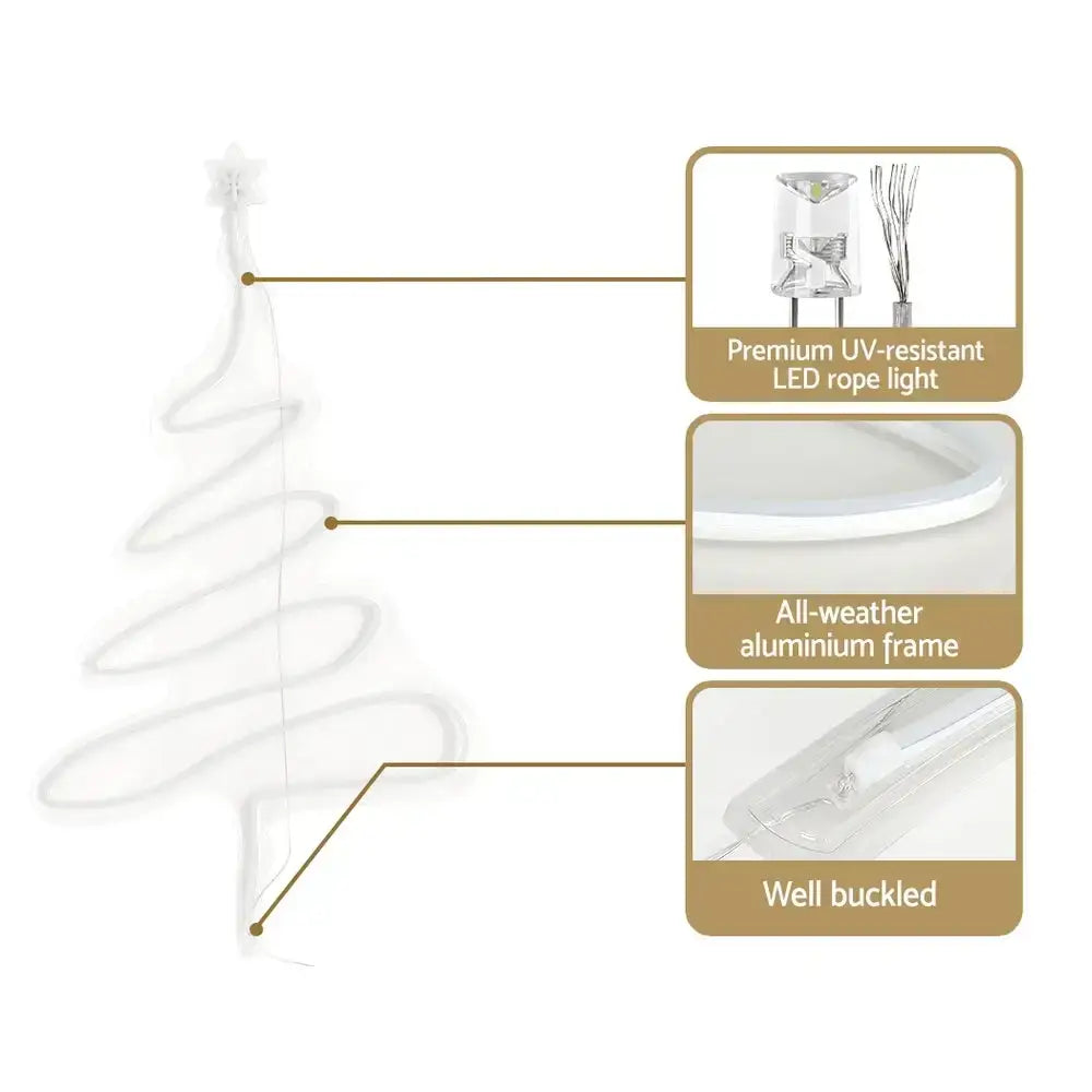 114cm Fairy Light Green LED Christmas Tree