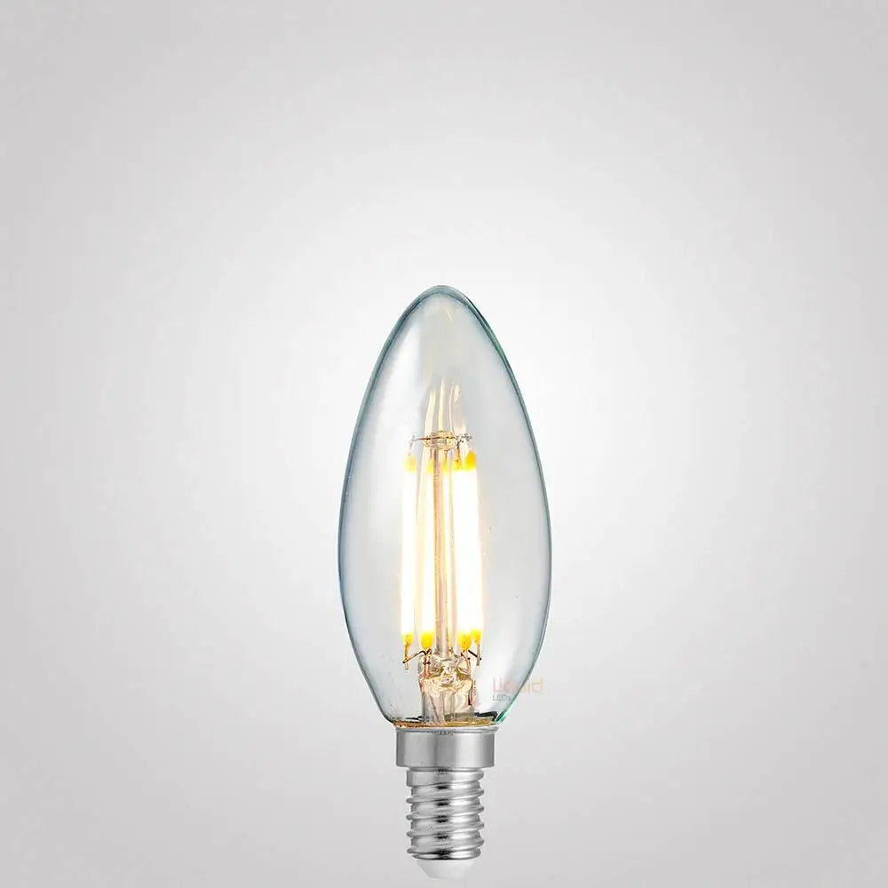 24 Volt DC 4W E14 450lm Dimmable LED Candle Globe - Candle Bulbs