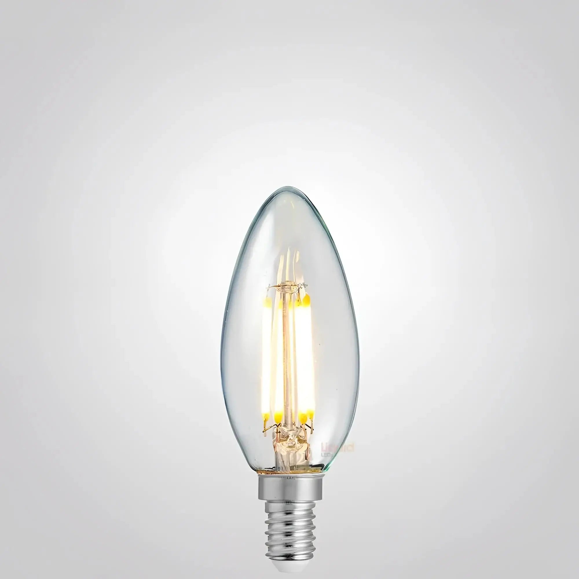 12-24 Volt Dc 4w E14 400lm Led Candle Globe Green