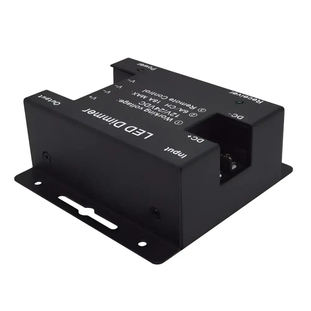 LiquidLEDs Lighting Dimmer 12-24 Volt DC Dimming Switch with Wireless Remote 12-24DIM-WR