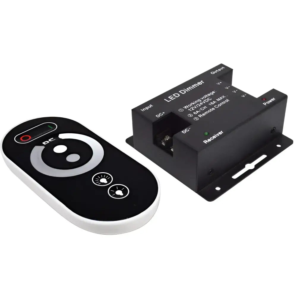 Green Earth Lighting Australia Dimmer 12-24 Volt DC Dimming Switch with Wireless Remote 12-24DIM-WR