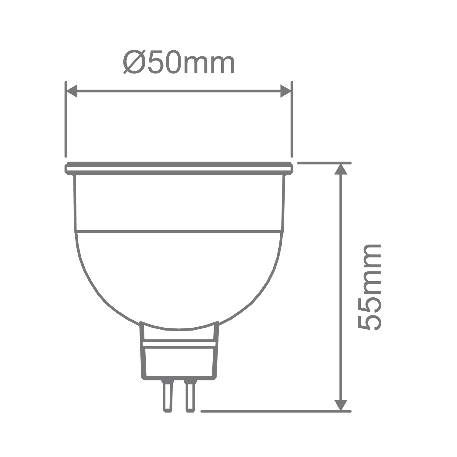 Domus Key Mr16 Led 6w Tri-colour 12v/24v | Gu5.3 Landscape Globe 60°