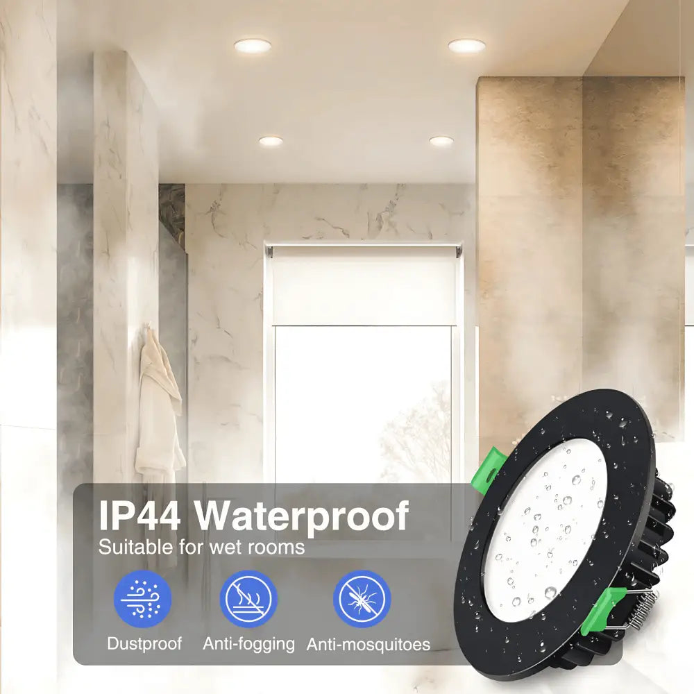 Green Earth Lighting Australia Home & Garden > Lighting > Ceiling Lights 12W Tri-Colour Dimmable LED Downlight | 90mm Cut Out | Matilda MATILDABL