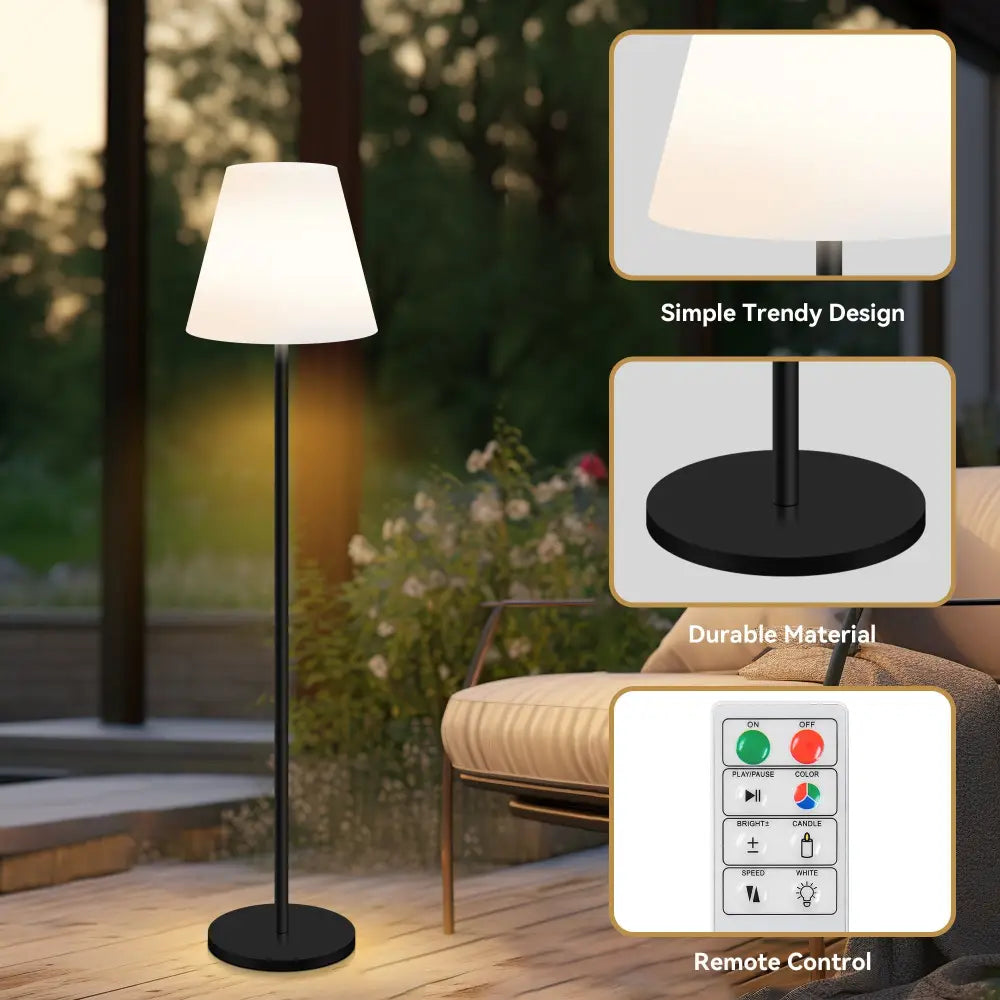 150CM Solar LED Floor Lamp