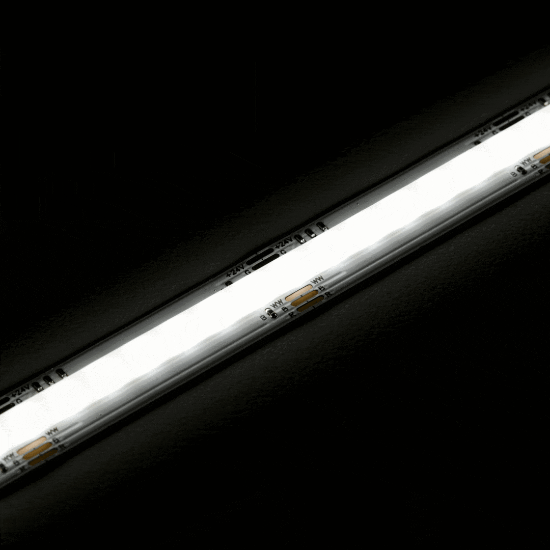 16w/m Rgbcct Ip20 Cob Led Strip Light | 12mm Width
