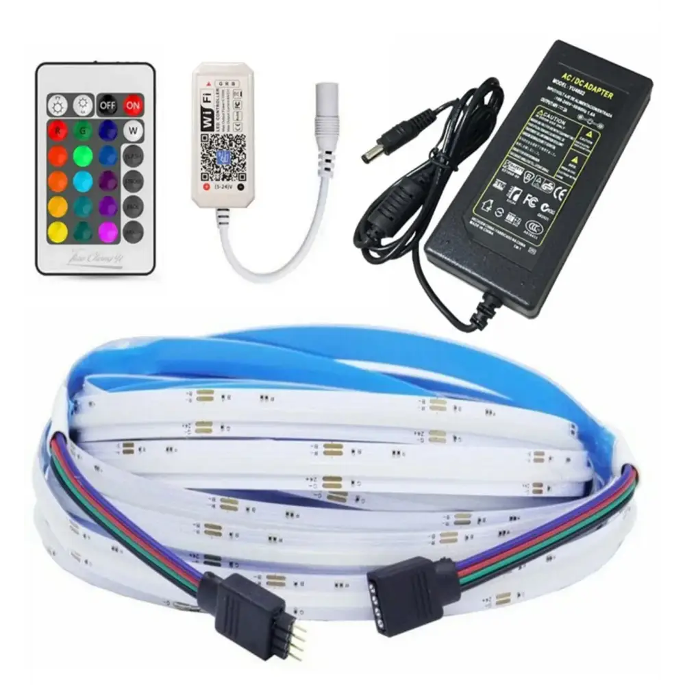 Green Earth Lighting Australia Strip Kit DIY 5 meter RGB Cobra Pro Indoor COB Dot Free Strip Light Kit - 75W KITIP20RGB