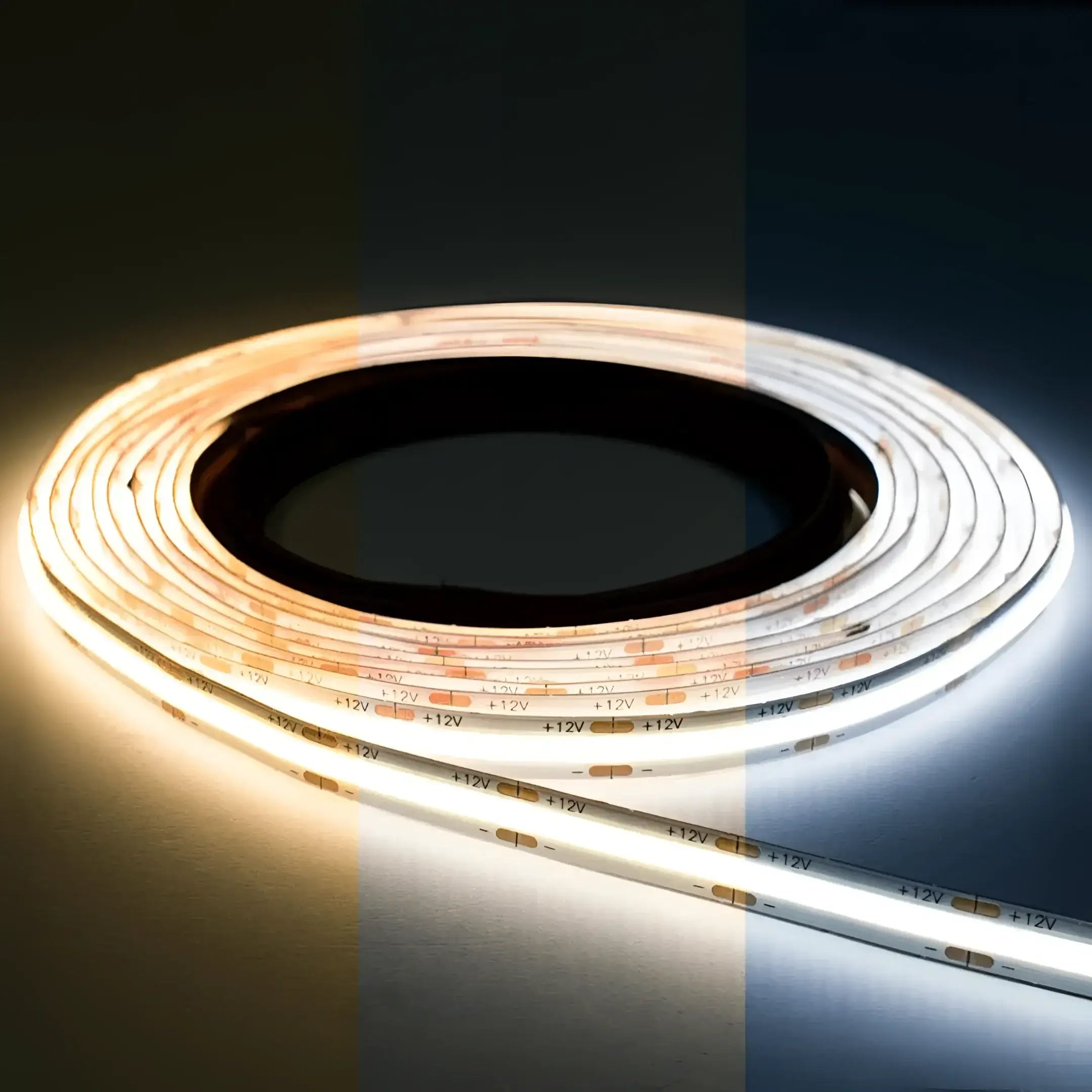 Cob Led Strip Light Kit Cct 14w/m – Dotless 5 Meter Set (ip20 Indoor)