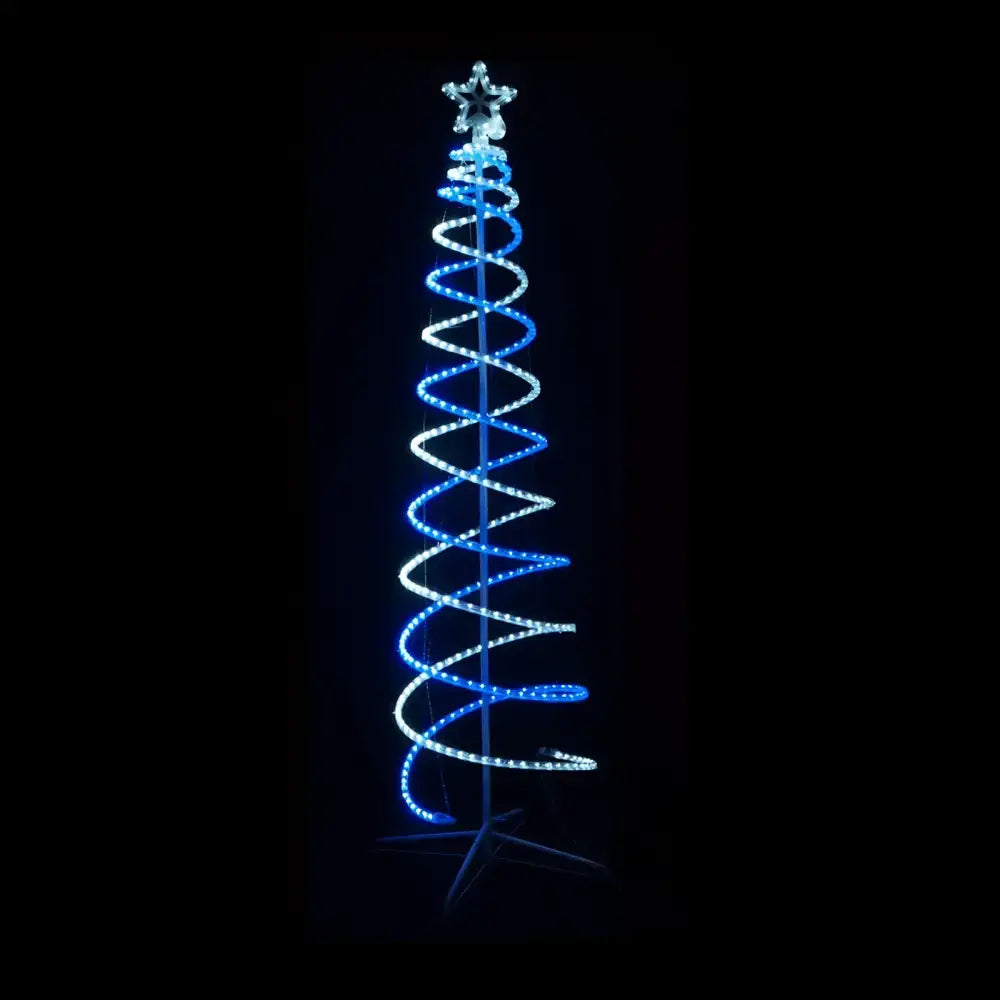 2.1m Led Double Spiral Tree - 4 Colours Available