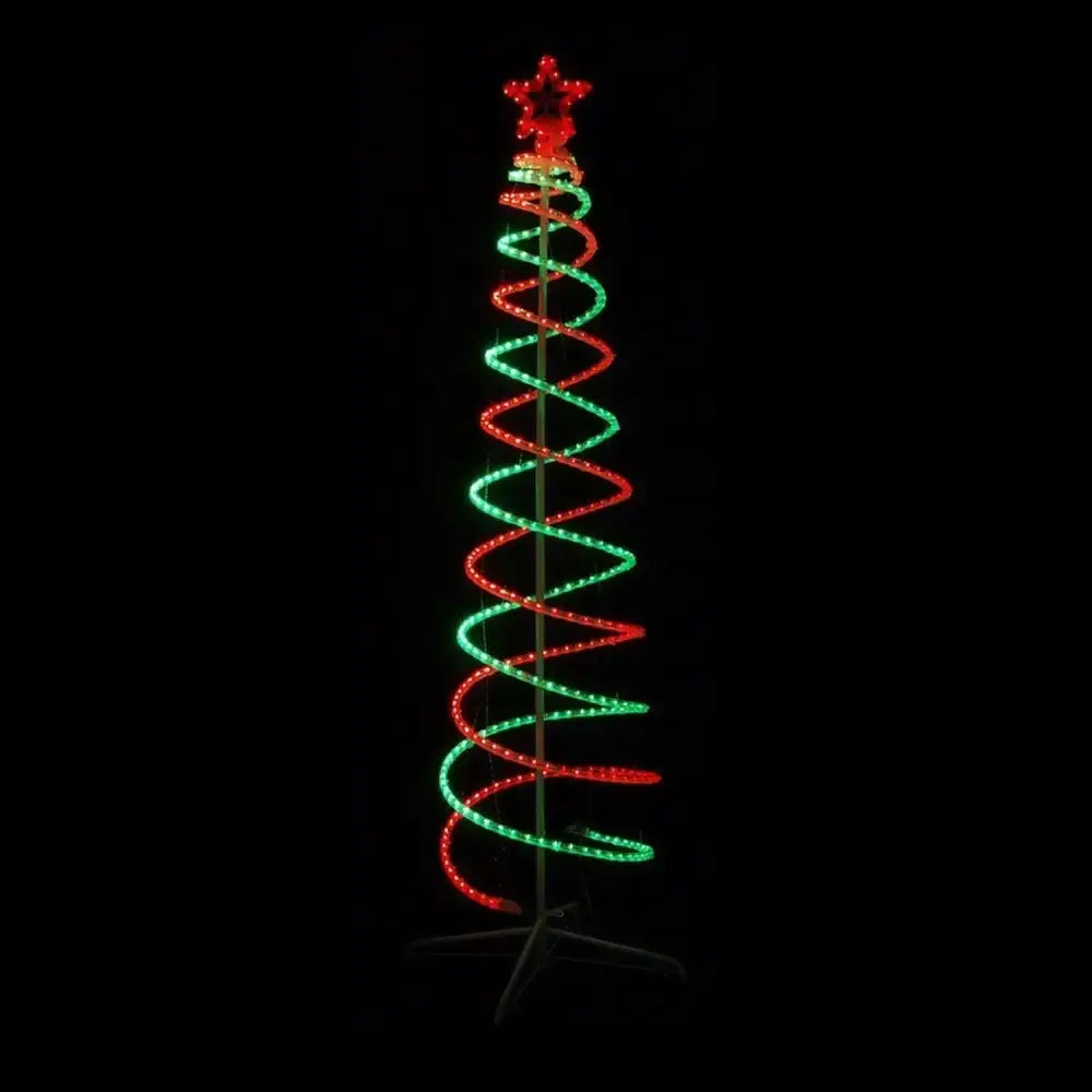 2.1m Led Double Spiral Tree - 4 Colours Available