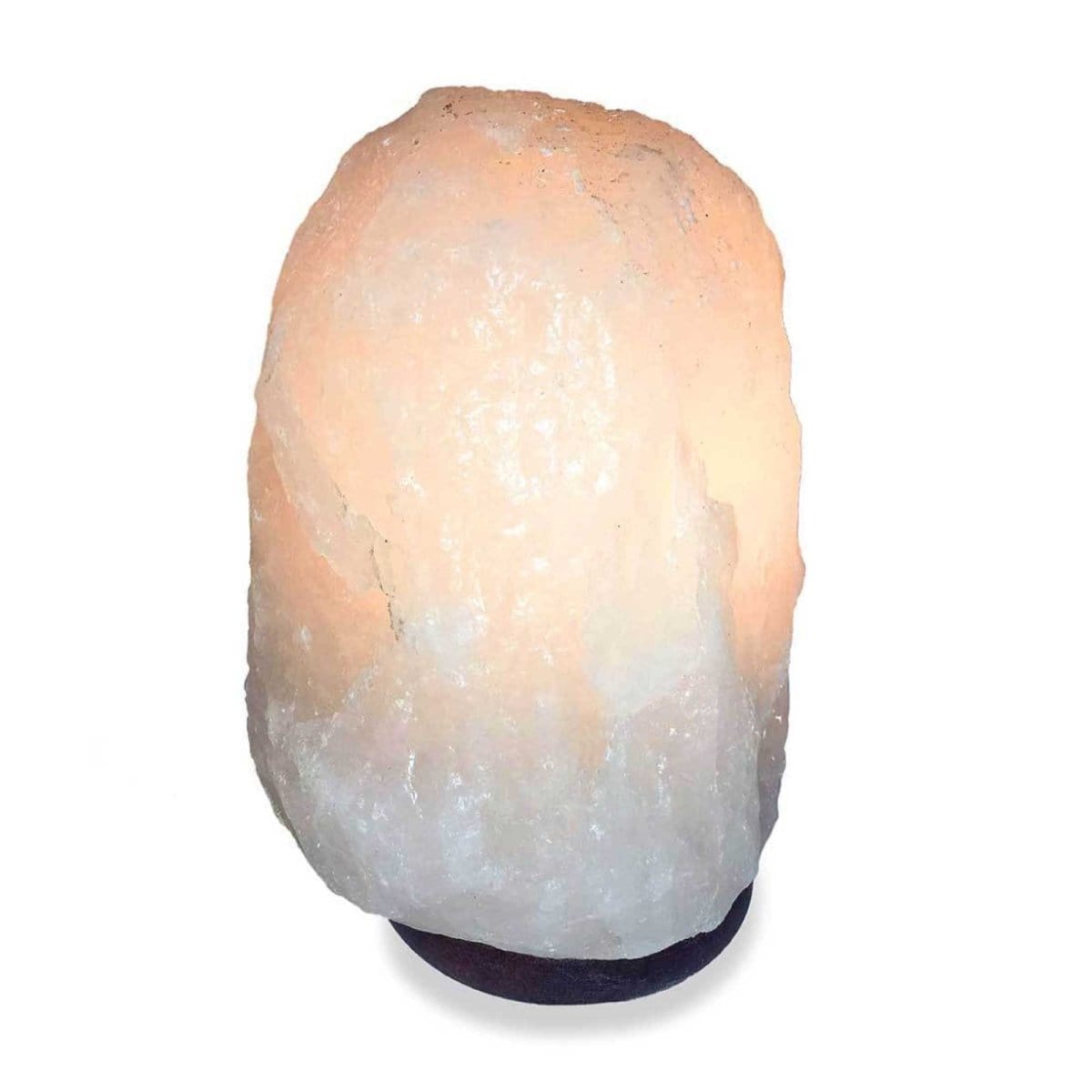 Green Earth Lighting Australia Home & Garden > Lighting 2-3kg White Himalayan Salt Lamp – Timber Base (12V – 12W) V238-SUPDZ-32771874783312