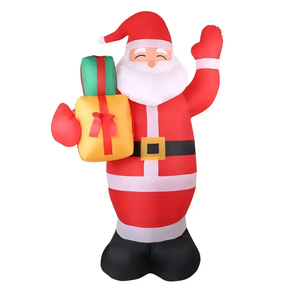 2.4M Christmas Inflatable Santa Illuminated Decorations