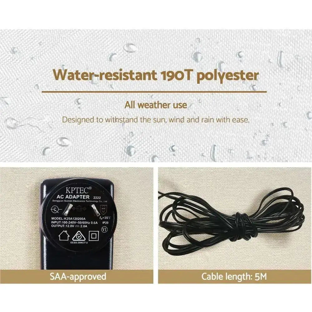 2.4M Christmas Inflatable Snowman Illuminated Decorations