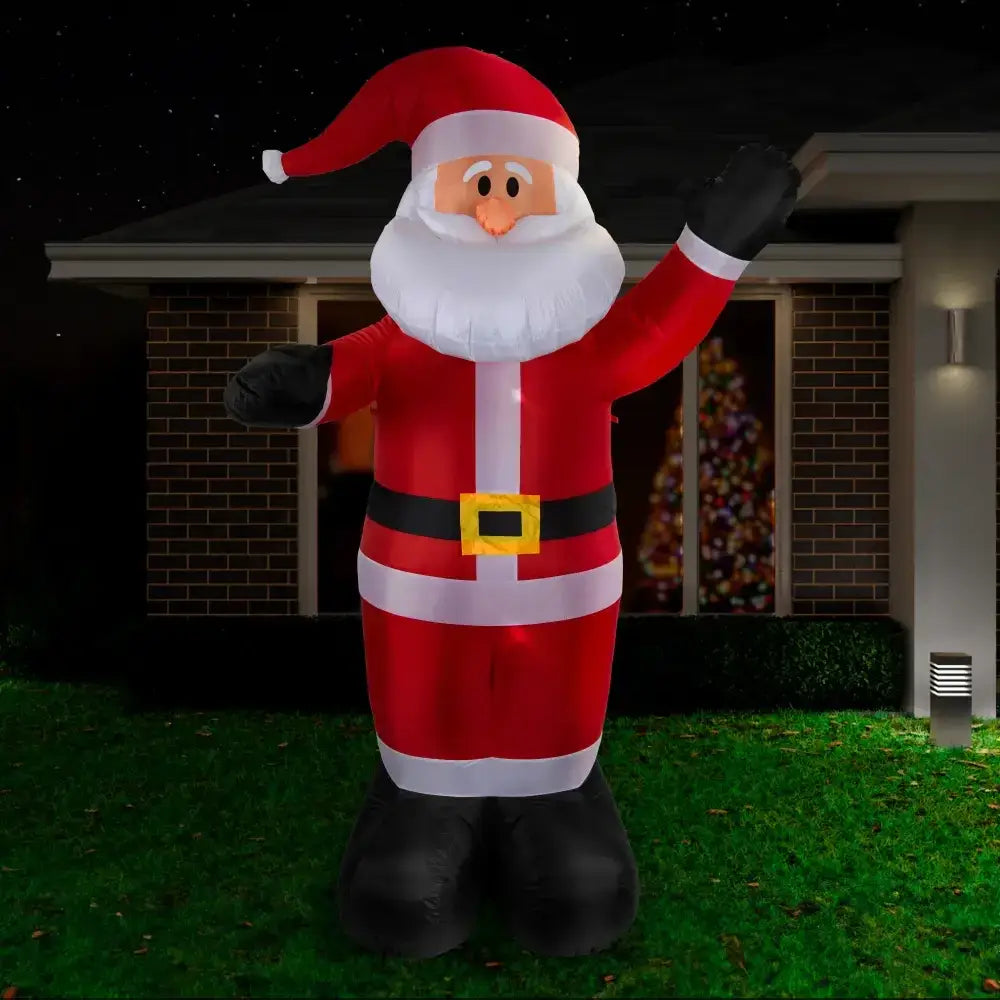 2.4M Inflatable Santa LED Christmas Decoration