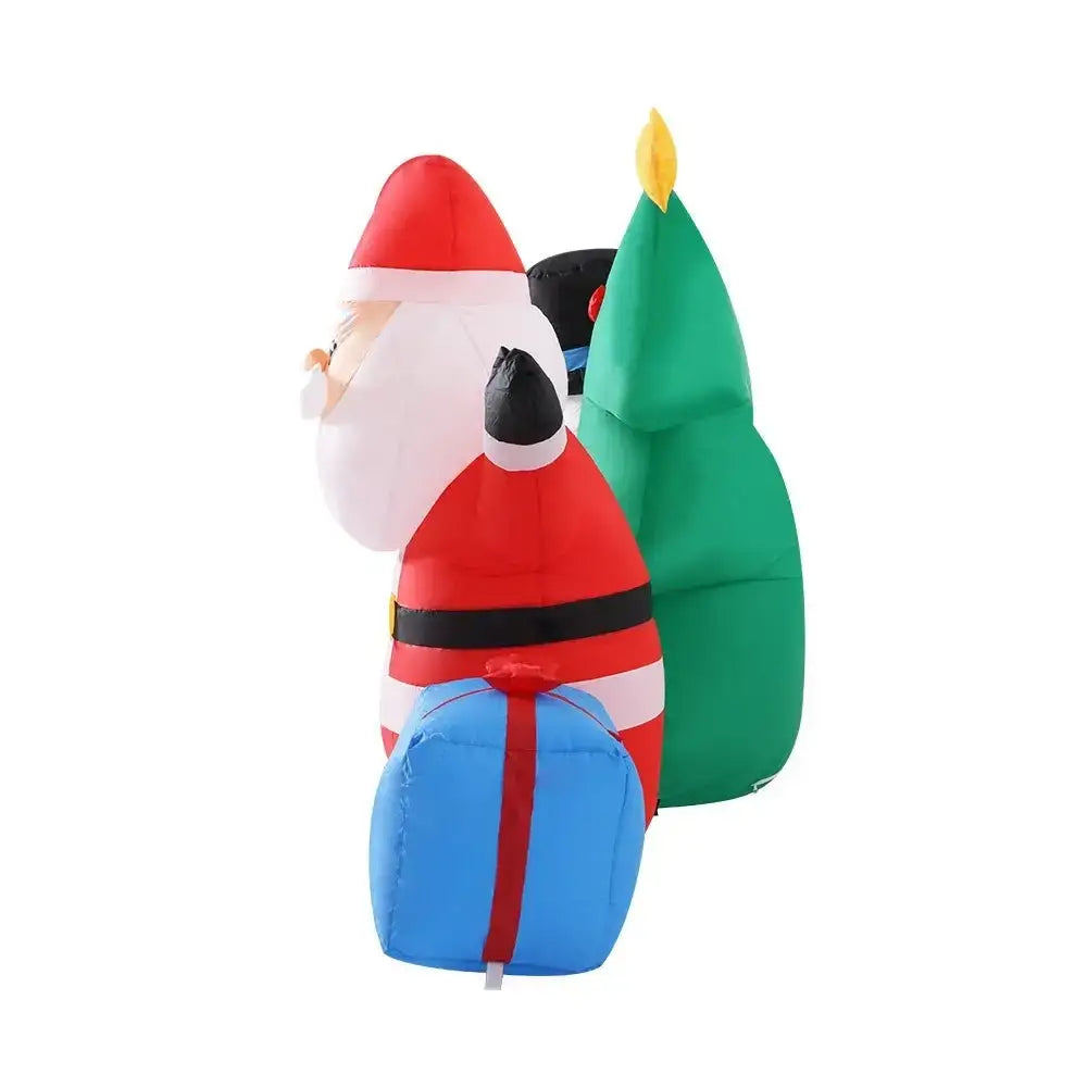 2.7M Christmas Inflatable Tree Snowman Outdoor Decorations