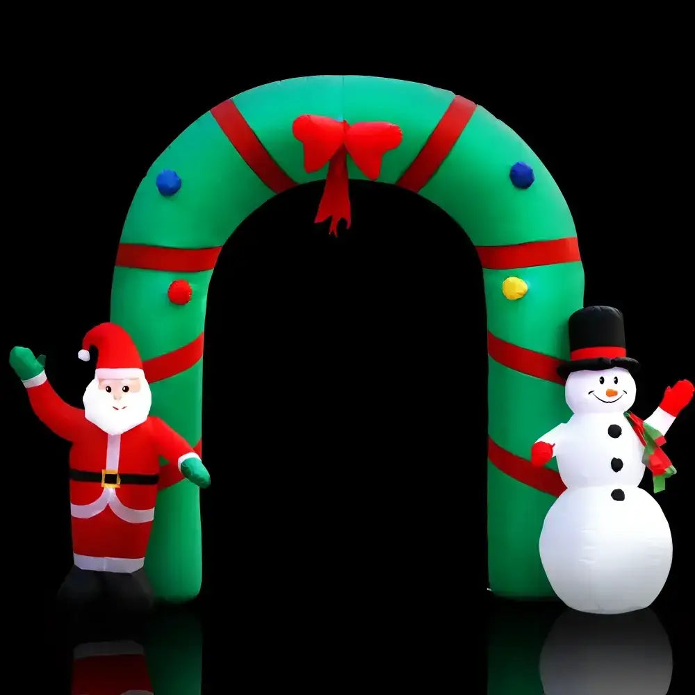 2.8M Christmas Inflatable Archway Illuminated Decorations