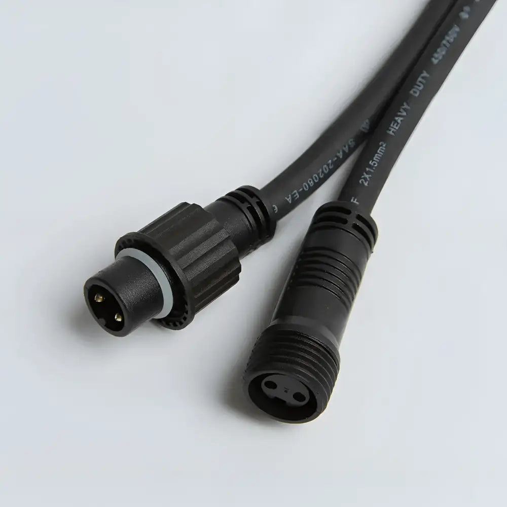Green Earth Lighting Australia Outdoor 20 meter Black IP65 Festoon Kit (Free Globes included) 20MFESKITB