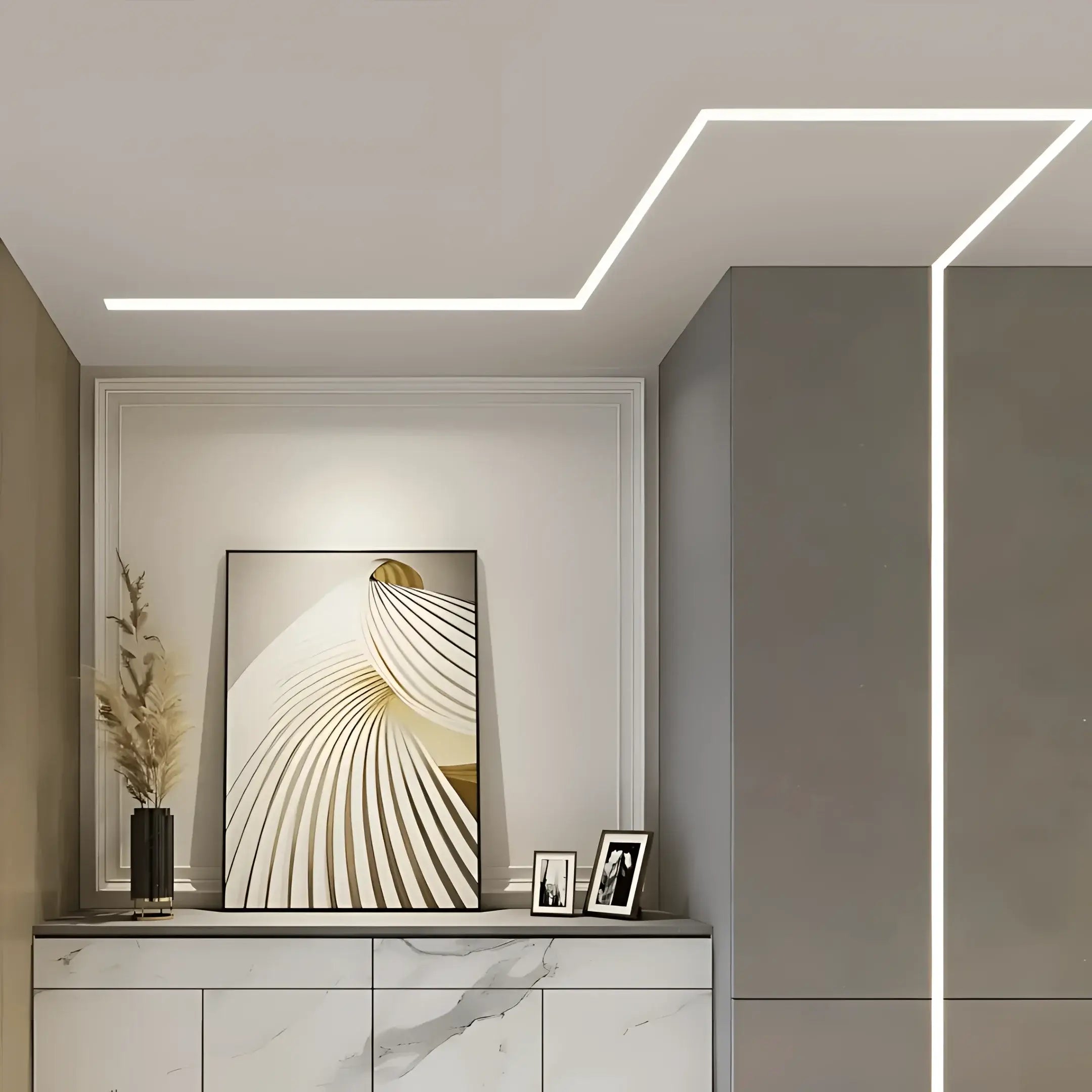 25w/m 4000k Ip20 Cob Led Strip Light | 12mm Width Dual