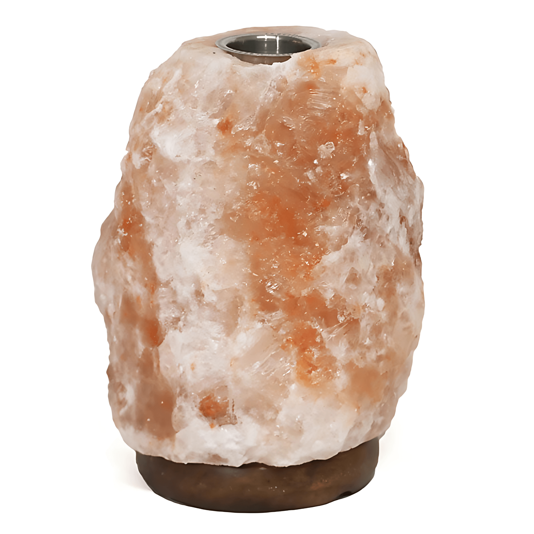 Green Earth Lighting Australia Home & Garden > Lighting > Night Lights & Ambient Lighting 3-5kg Natural Shaped Oil Salt Lamp – Timber Base (12V -12W) 3-5Oil Salt Lamp