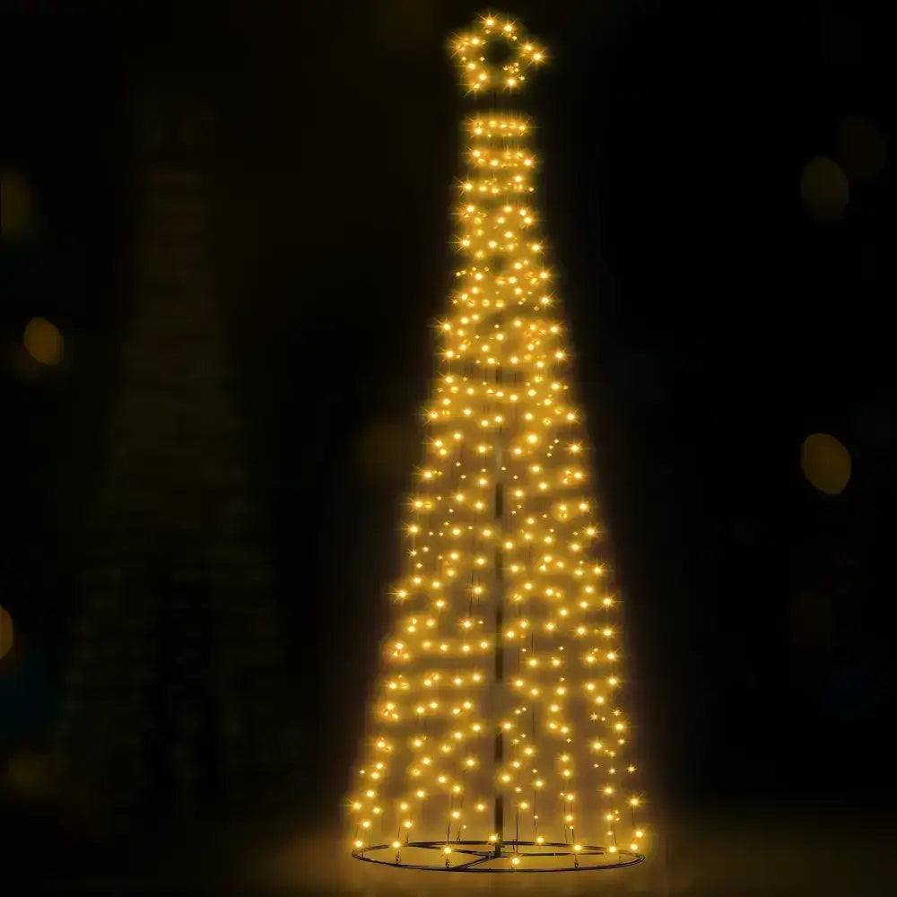 3.6M Christmas Tree LED Solar Warm White