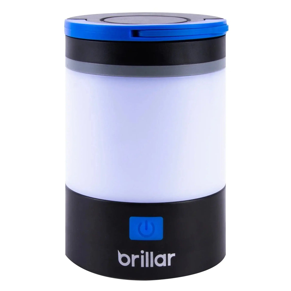 Black and blue rechargeable mozzie zapper lantern with 3-in-1 functionality for camping and insect control