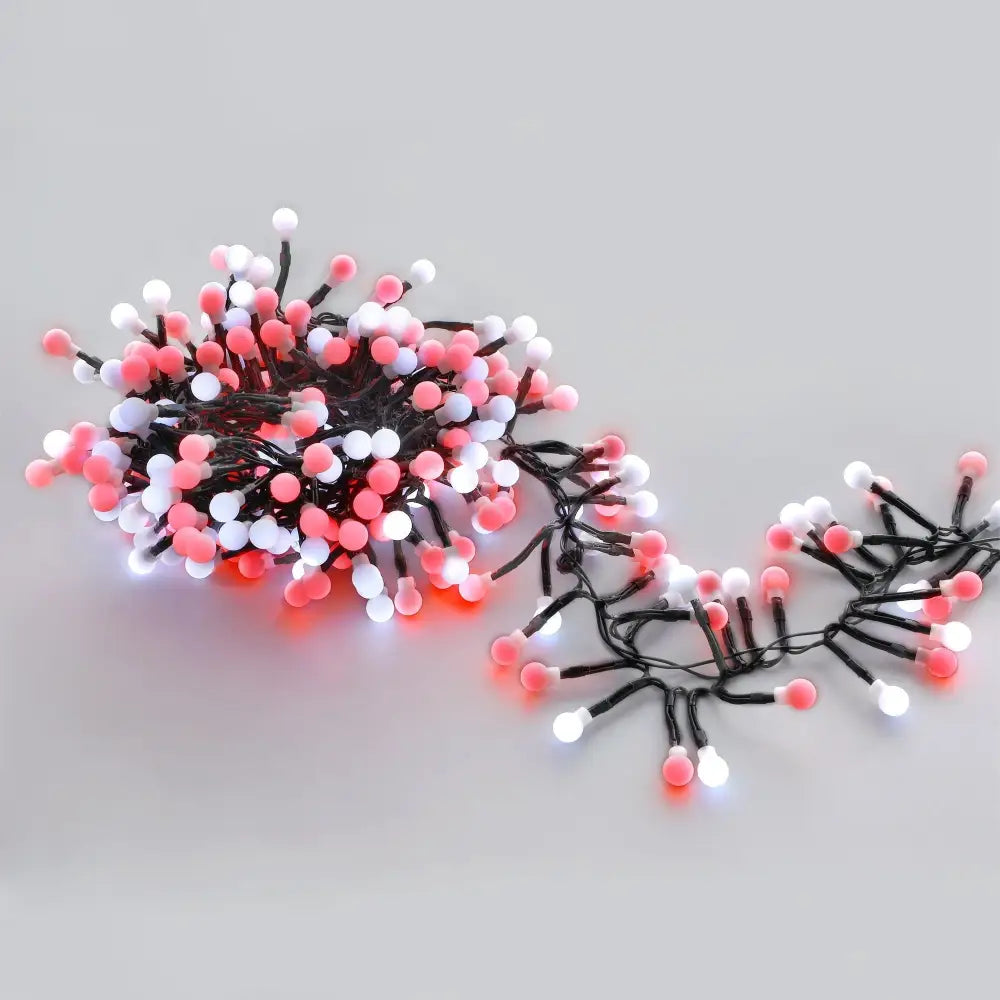 Green Earth Lighting Australia Cluster Light Multicolour / Dark 300 LED Connectable Cluster String Light  with Cherry Balls CLT300MG