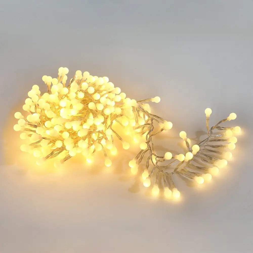 Green Earth Lighting Australia Cluster Light Multicolour / Dark 300 LED Connectable Cluster String Light  with Cherry Balls CLT300MG