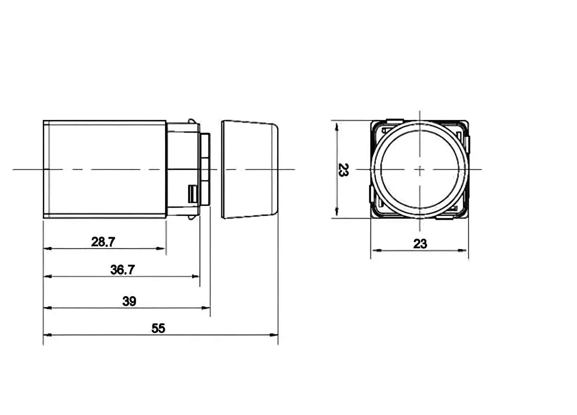 3A Trailing Edge LED Rotary Dimmer
