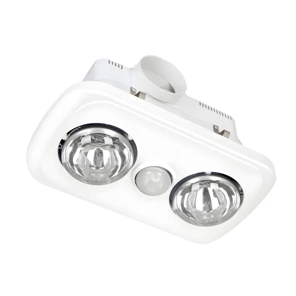 3-in-1 Twin Bathroom Heater with Exhaust Fan and LED Light